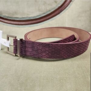 A New Day Burgandy Belt